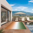 thumbnail image 3 of Sage Green Orange Ombre Outdoor Rug for Patio/Deck/Porch, Non-Slip Large Area Rug 6 x 9 Ft, Abstract Modern Gradient Indoor Outdoor Rugs Washable Area Rugs, Reversible Camping Rug Carpet Runner, 3 of 8
