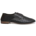 thumbnail image 2 of JUSTINREESS Alexandra Women's Woven Lace Up Soft Shoes In Black Size 5, 2 of 6