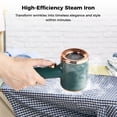 thumbnail image 3 of Portable Steam Iron, Handheld Ironing Machine, Fast Preheating Steam Iron, Support Dry and Wet Ironing, Compact Size Mini Steamer for Home and Travel, 3 of 8