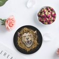 thumbnail image 4 of FMSHPON Lion Set of 8 Round Coaster for Drinks, Absorbent Ceramic Stone Coasters Cup Mat with Cork Base for Home Kitchen Room Coffee Table Bar Decor, 4 of 6
