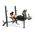 Weider Legacy Adjustable Olympic Bench and Rack with Leg Developer, 510