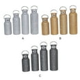 thumbnail image 3 of Bearachild 350/500/600/750ml Frasco de vacío con purpurina Taza recta de diamantes de imitación con asa Café Té Leche Botella de agua Hervidor térmico Suministros térmicos Negro/500ml Bearachild HA071668-10, 3 of 6