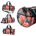 thumbnail image 3 of Coral Basketball Bag, Carry on Bag, Weekender Bag, Yoga Bag - Sports Duffel Gym Bag, Size 17.7 Inches with Interior Zipper Pocket and Large Capacity, 3 of 6