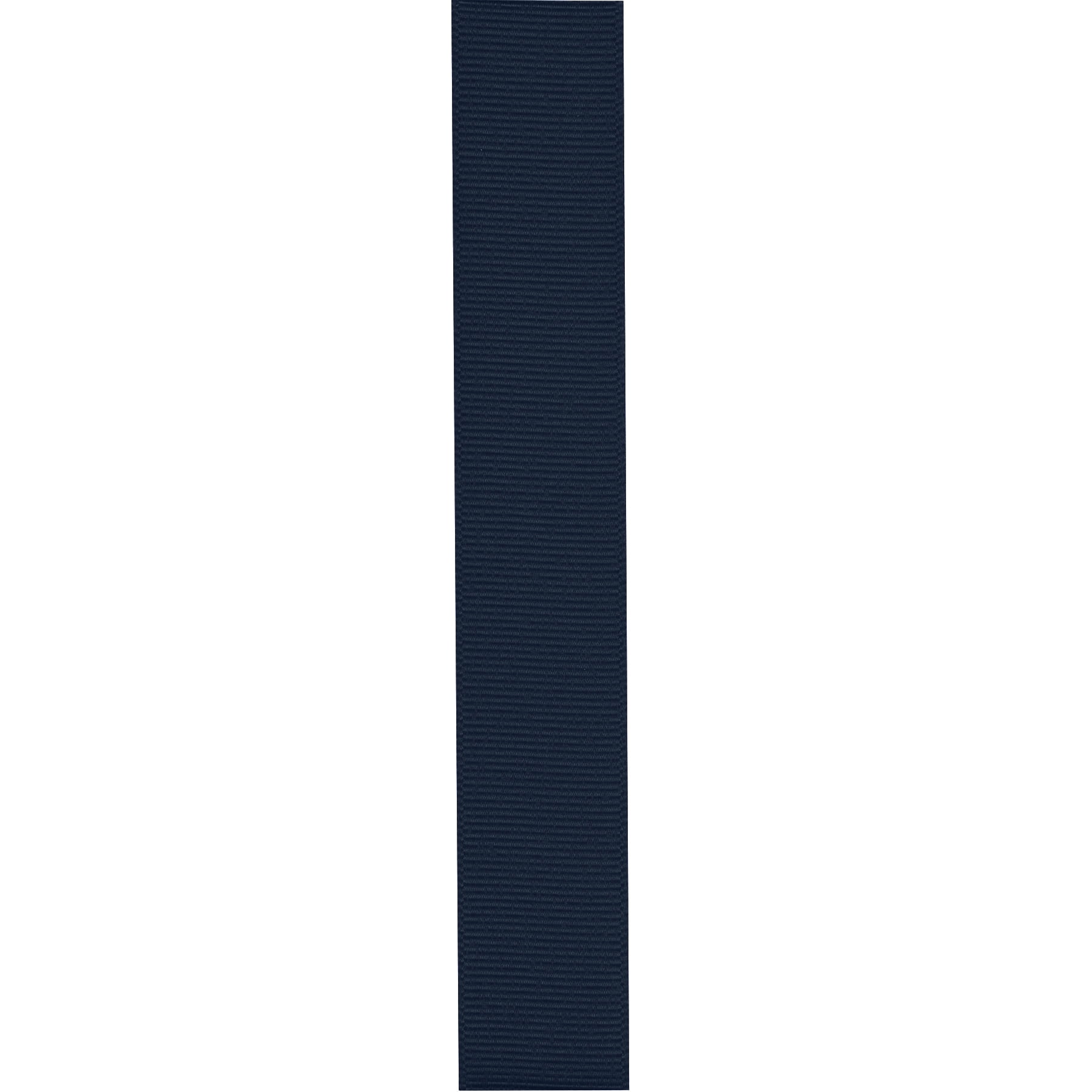 Offray Ribbon, Navy 7/8 inch Grosgrain Polyester Ribbon, 18 feet