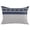 Blue, White, Grey, variant on Brown Striped Throw Pillow Cover 12 x 20 Inch Decorative Pillow Cover Contemporary Geometric Art Rustic Lumbar Pillowcase Seasonal Rectangle Cushion Case for Couch Sofa Bed Living Room