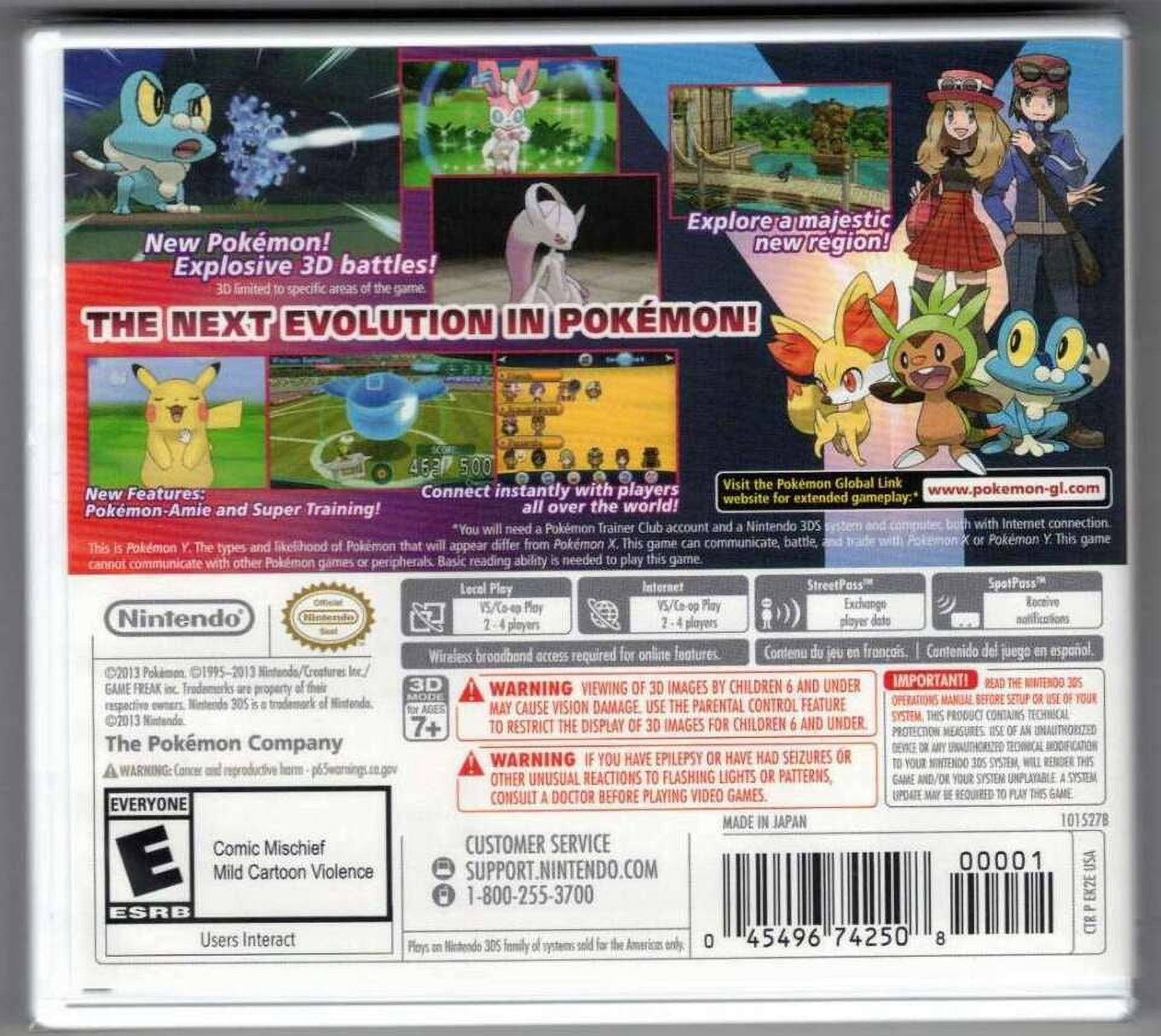 Pokemon Y 3DS (Brand New Factory Sealed US Version) Nintendo