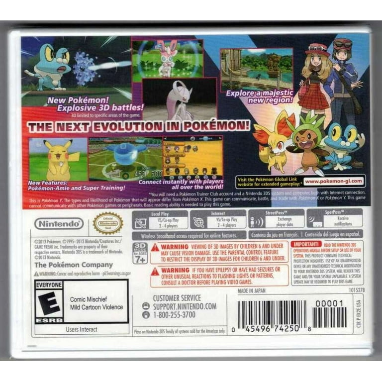 Pokemon Y 3DS Brand New Factory Sealed US Version Nintendo 3DS