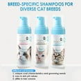 thumbnail image 3 of Mooncat Shampooing Sans Eau pour Chat + Brosse pour Chat, Shampooing Sec Sûr pour Chat, Bain Moussant Sans Rinçage pour Chat, Toilettage pour Chat, Peau Sensible des Chatons, Réduction des Squames, Sans Paraben, Équilibré en pH, 3 of 10