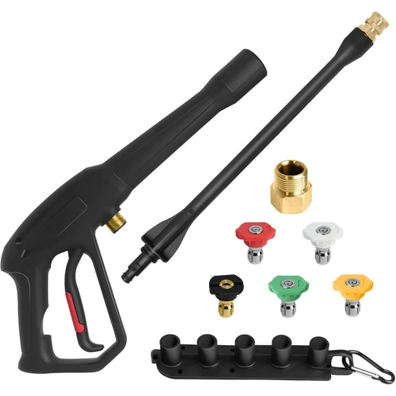 WANBIN Pressure Washer Spray Gun for Ryobi, with Jet Wand and 5 Spray Nozzles
