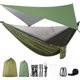 thumbnail image 2 of Hamaca para acampar, mosquitera y dosel para hamaca, hamaca portátil de nailon, correas para árbol con mosca para la lluvia, para senderismo, Camping, viajes de supervivencia, 2 of 4