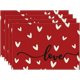 thumbnail image 1 of Set de 4 Individuales Corazones Rojos de Amor 30x45 cm Antimanchas y Lavables para Decoración de Mesa Romántica y Festiva, 1 of 5