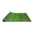 thumbnail image 2 of Ahgly Company Indoor Round Oriental Green Industrial Area Rugs, 3' Round, 2 of 4
