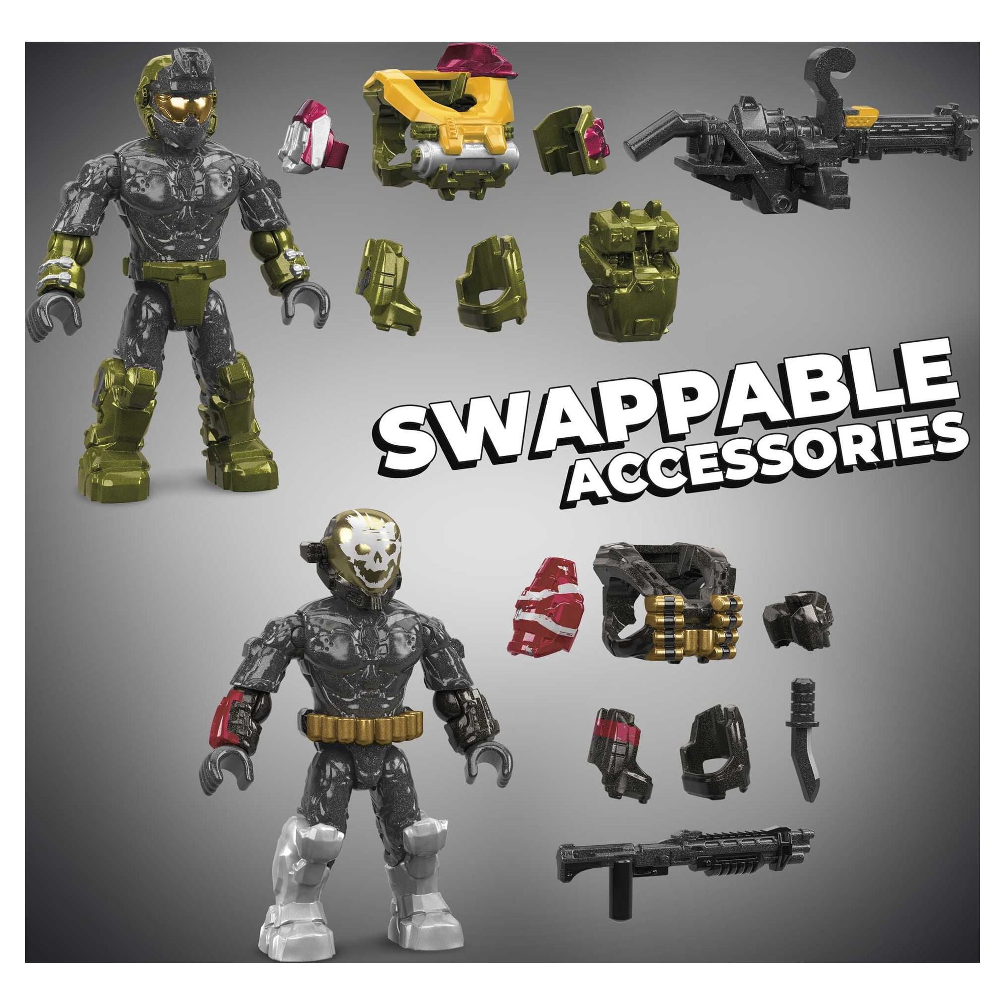 MEGA Halo UNSC Falcon Sweep Helicopter Vehicle NOBLE Team Building Set
