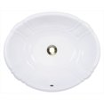 thumbnail image 1 of Polaris O1815-W White Récipient en Porcelaine &amp; Lavabo de Salle de Bain, 1 of 2