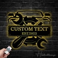 thumbnail image 3 of Handmadetneonsign Custom Garage Metal Wall Art LED Light, Custom Garage Service Station Metal Sign, 3 of 5