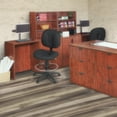 thumbnail image 2 of Romig Comfort Series Swivel Fabric Computer Task Chair with Drafting Kit - Black, 2 of 7