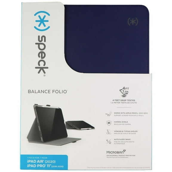 Speck Balance Folio for iPad Air (2020) and Pro 11 (2020) - Arcadia Navy/Grey