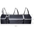 thumbnail image 2 of Manfiter Car Trunk Organizer, Seat Back Storage to Keep Car Trunk Neat, Car Storage Organizer Frees up Your Trunk Floor, Car Organizer and Storage for SUV Gives You a Big Space Back Seat Trunk, Black, 2 of 7