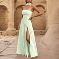 thumbnail image 6 of Einccm Women's Casual Strapless Bodycon Maxi Dress with One-Shoulder Design for Summer, Party, Beach Vacation, and Date Night, Flowy and Comfortable Sleeveless Dress, 6 of 9