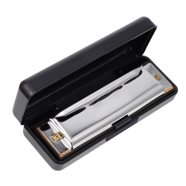 unbranded 1Ud Instrumento Metal Harmonica 10 Agujeros Tonalidad G Para Folk