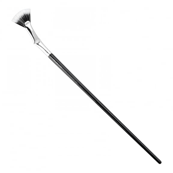 RAGUPEL Folding Angle Scalloped Lash Brush, Mascara Fan Brush Eyelash Eyebrow Brush, Angled Fan Shaped Eyelash Brush Lash Wand Brush Makeup Tool for Upper Lower Eye Lash