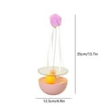 thumbnail image 3 of Moocorvic Interactive Cat Ball Toy Teaser Wand Set, Automatic Rolling Toy with Feathers & Bell for Indoor Play & Cat Birthdays, 3 of 7