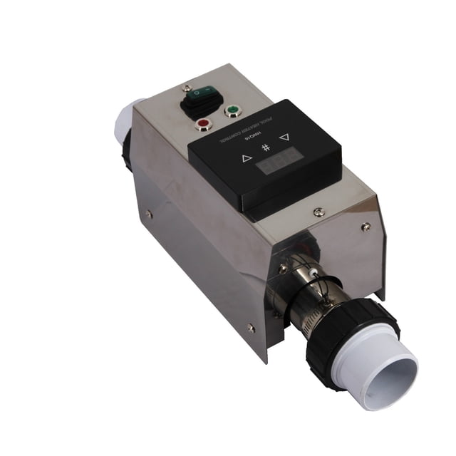 2kw Swimming Pool Constant Temperature Electric Heater With Touch Controller System To Control Water Pump Switch For Swimming Pool ,Dry Burning Prevention