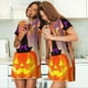 thumbnail image 4 of Fotbe Halloween Bata de Dormir para Mujer con Estampado, Camisón de Algodón de Manga Corta, Ropa de Dormir Casual, 4 of 6