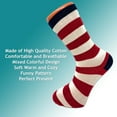 thumbnail image 5 of Colorful Fun Socks Novelty Crazy Crew Dress Socks 3 Pairs Shoe Size 5-7 - D5, 5 of 9
