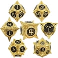 thumbnail image 3 of Juego de dados de metal, juego de mesa de dados en grupo, juego de mesa de poliedro, 3 of 5