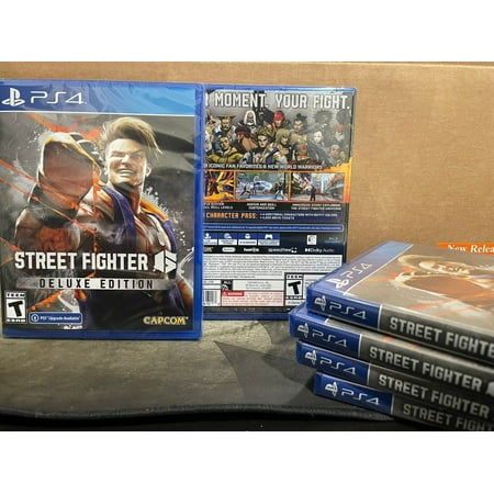 BRAND NEW Street Fighter 6 Deluxe Edition PS4 INTERNTIONAL SHIPPING AVAILABLE!