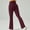 Wine, variant on Naittoop Womens Flare Yoga Pants V Waist Flared Leggings High Waisted Bootcut Workout Pants Belly Control