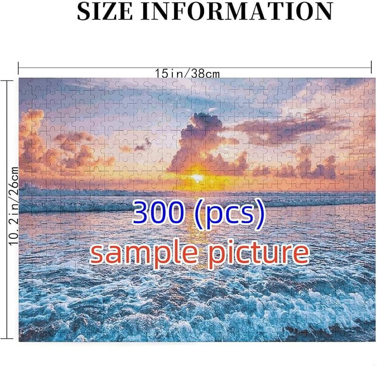 Jigsaw Puzzle 300 Pieces For Adults Farm Brown And Black Horse Hug Educational Game Toys Family Decoration Funny Wall Art Gift Puzzles