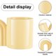thumbnail image 4 of Taza de cerámica con manija de puerta de color sólido personalizada, taza de Arte Moderno de gran capacidad, taza de café y leche para desayuno, 400ml, 4 of 5