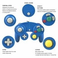 thumbnail image 3 of Wired Gamecube Controllers for Nintendo Wii Game Cube Switch Console 2 pcs, 3 of 3