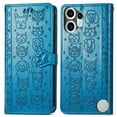 thumbnail image 1 of Funda Cartera FOXDOCK para Nothing CMF Phone 2 Pro , Flip PU con Relieve de Gatos y Perros, Tarjetero y Soporte, 1 of 6