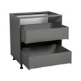 thumbnail image 2 of 36" Base Cabinet-Double Door-Two Drawer-Grey, 2 of 4