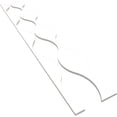 thumbnail image 6 of Ekena Millwork 94"H x 3/4"T Ozark PVC Adjustable Decorative Slat Wall Panel Kit, Unfinished (contains 8 Slats + 1 Straight Edge Starter Slat), 6 of 15