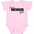 thumbnail image 3 of Inktastic Just a Michigan Born and Raised Girls Baby Bodysuit, 3 of 5