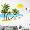 thumbnail image 1 of Adhesivos de pared Summer Beach Island, PVC, autoadhesivos, 39 x 90 cm, 1 of 4