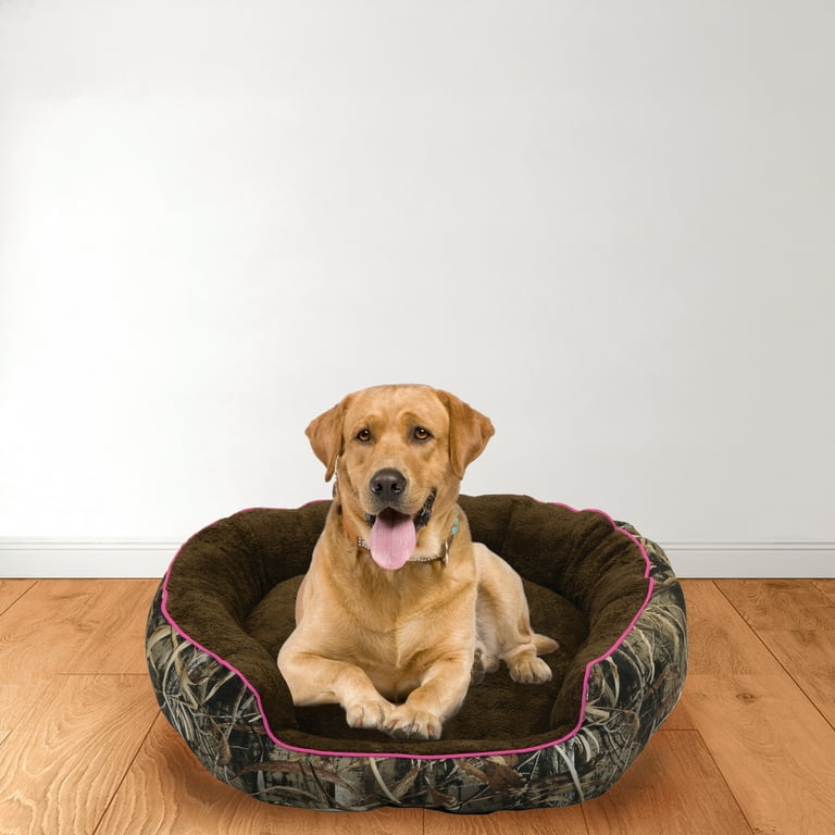 Realtree Edge R Camo Bolster Bed Pink Walmart
