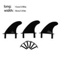 thumbnail image 4 of Xingzhi 3Pcs Soft Surfboards Fin Surf Sets Tail Paddle Board Mounting Kit Accessories Rudder Durable Practical Beginner, 4 of 6