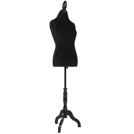 Best Choice Products Female Mannequin Torso Display w/ Wooden Tripod Stand, Adjustable Height - (Best Female Pussy Eater)