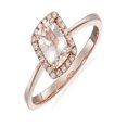 thumbnail image 2 of 1.25 Carat Peach Pink Morganite and Diamond Engagement Ring in 10k Rose Gold, 2 of 2