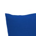 thumbnail image 6 of Jordan Manufacturing 14" x 20" Canvas Cobalt Blue Solid Rectangular Outdoor Lumbar Throw Pillow (2 Pack), 6 of 9