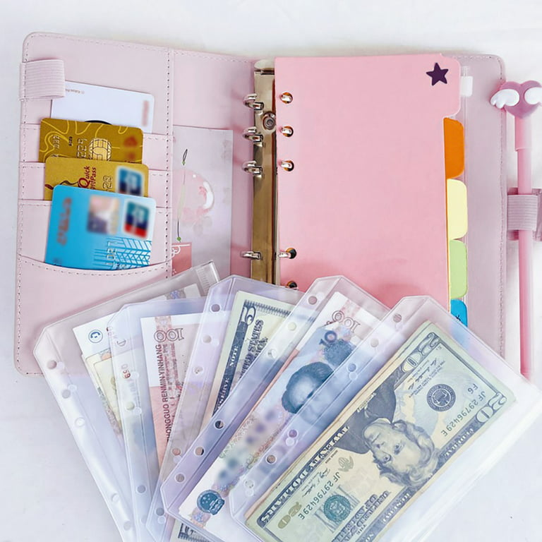 Money Agenda Binder French Organize Budget Notebook For Bill Saving Pockets  Workbook Envelope Planner - AliExpress
