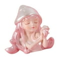 thumbnail image 3 of DOLITY Figurine de Fille de Mer Mignonne Sculpture Miniature Décoration de Gâteau Statue Moderne Petite Résine C, 3 of 9