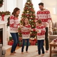 thumbnail image 4 of Family Matching Christmas Sweater Crewneck Long Sleeve Knitted Pullover Tops for Couples, 4 of 7