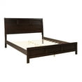 thumbnail image 3 of Classic Queen Platform Bed, Solid Wood Platform Bed Frame with Headboard and Footboard, Sturdy Mattress Foundation with Under Bed Storage for Living Room Bedroom, No Box Spring Needed, Brown, 3 of 5
