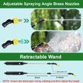 thumbnail image 4 of 8L Electric Garden Sprayer,Battery Powered Sprayer with Adjustable Nozzle and Telescopic Spray,Portable Electric Sprayer with Shoulder Strap for Gardening,Cleaning, 4 of 11